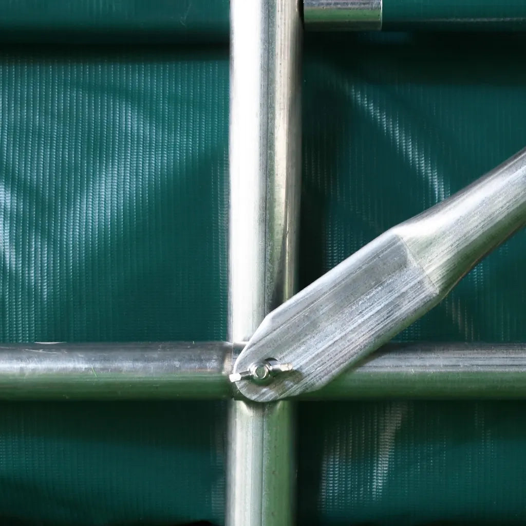 Tenda Garage in PVC 2,4x3,6 m Verde 3056432