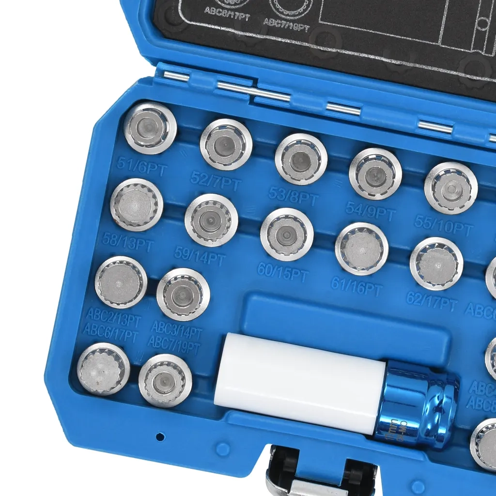 Set di Bussole per Rimozione Dadi 23 pz VAG cod mxl 59904
