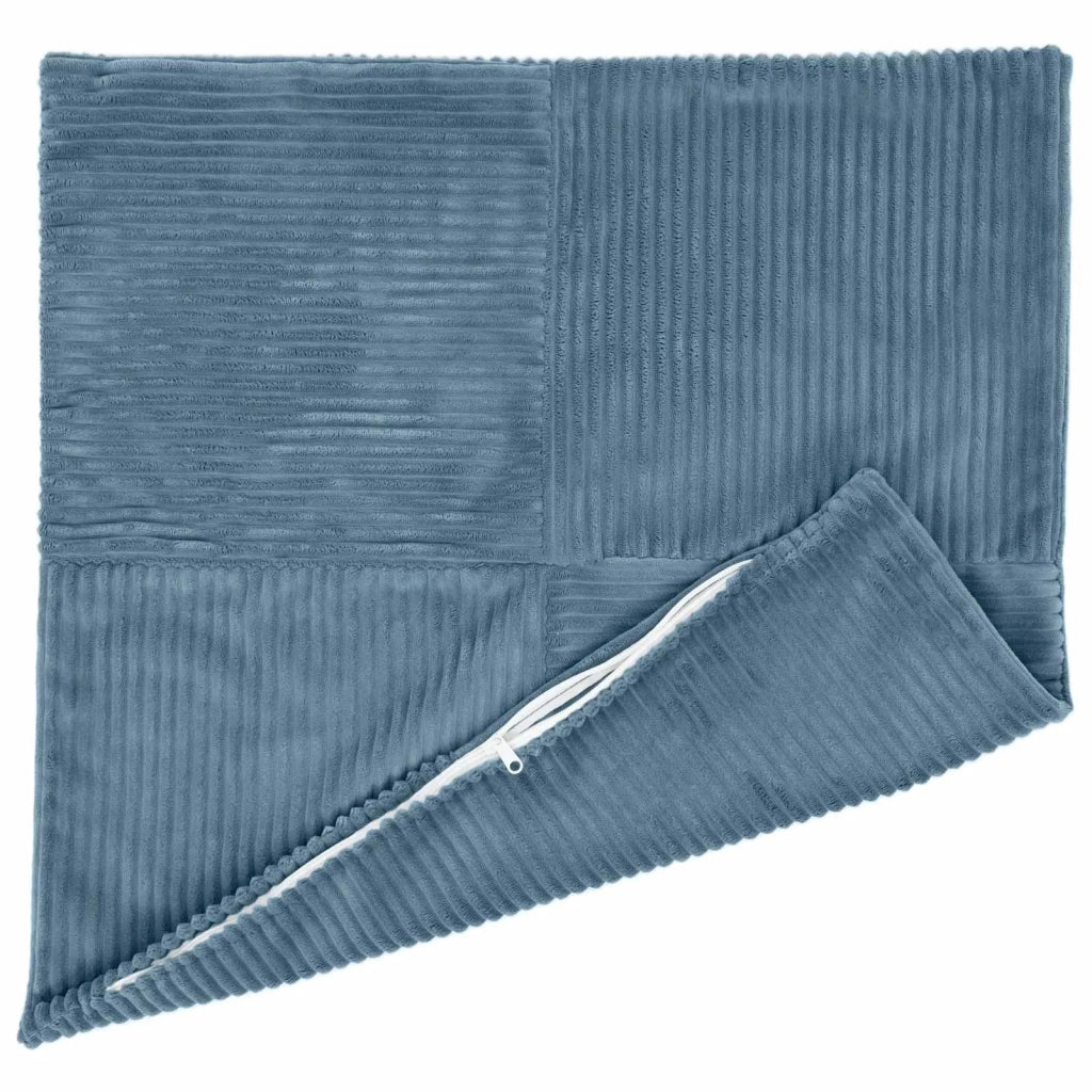 Federa 2 pcs ALMELO Blu 80 x 80 cm corduroy 915695