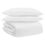 Set di Piumoni con cuscino 3 pz | Duvet Bianco Piuma d'anatra