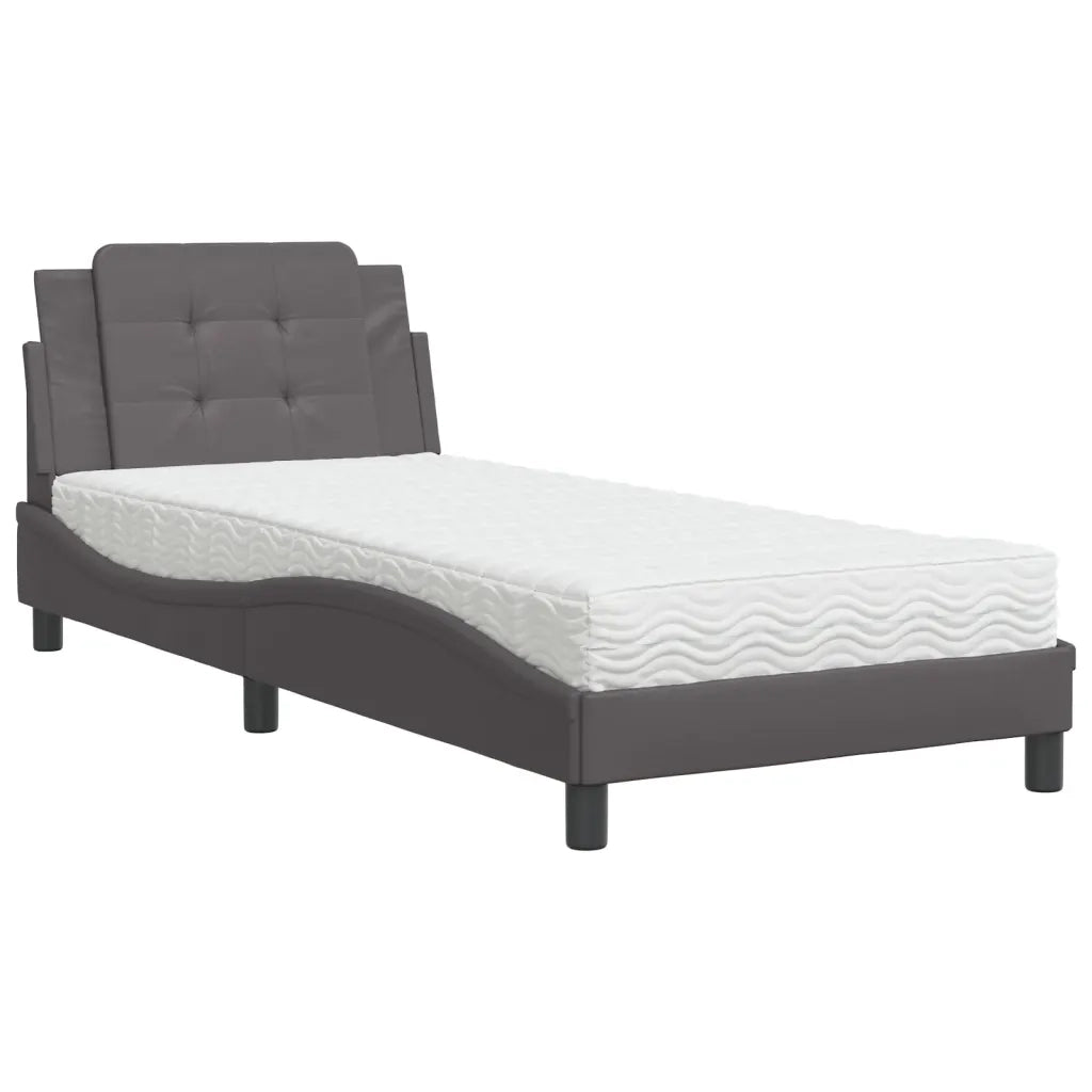 Giroletto senza Materasso Zadar Grgio 80x200 cm in Similpelle