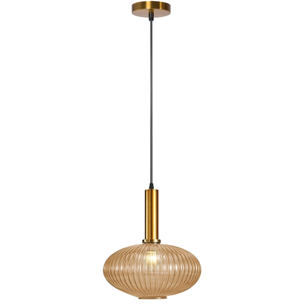 Lampada Da Soffitto Pensile Di Vetro Arancione APP464-1CP
