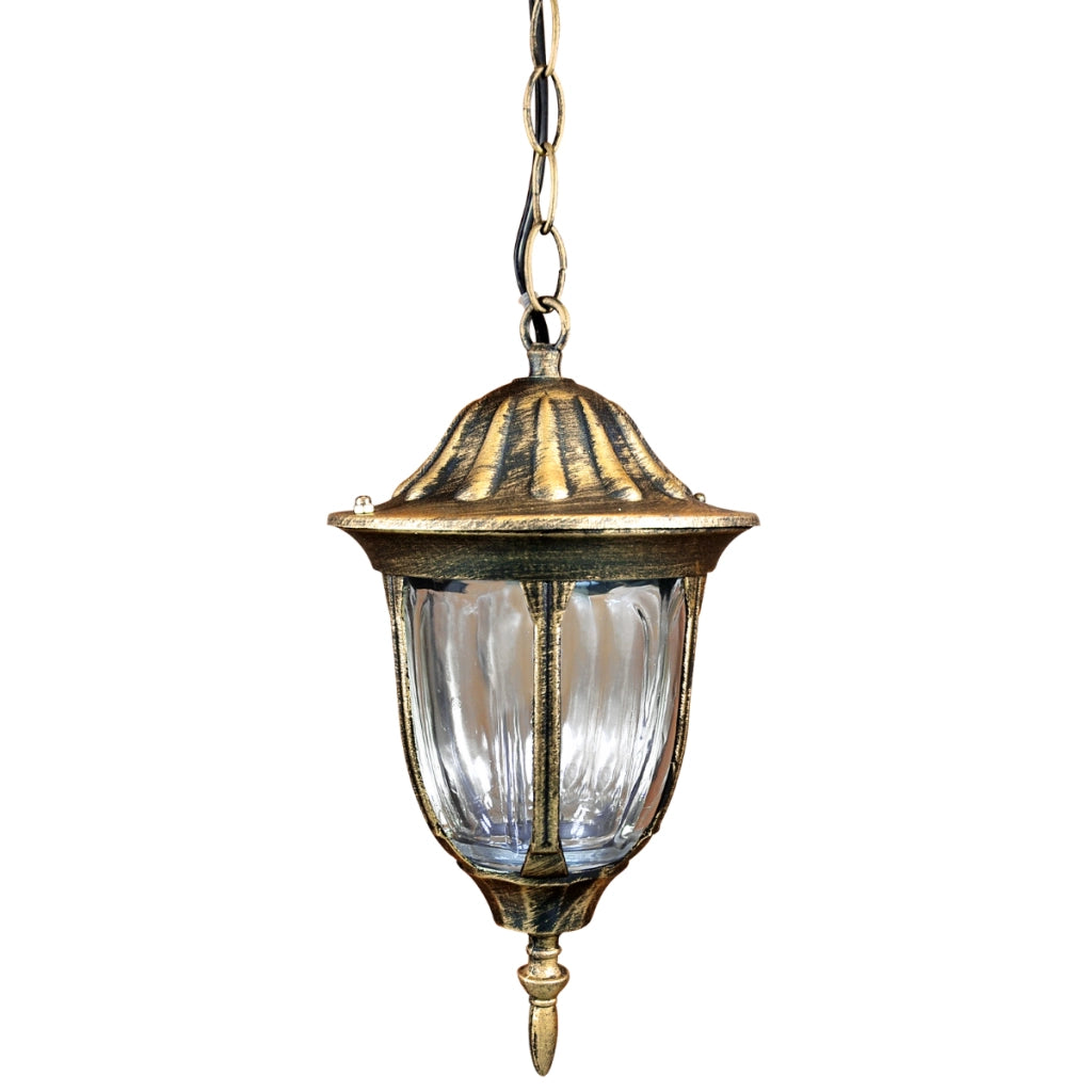 Lampada sospesa esterna Florencja patina 1 luce E27 Polux