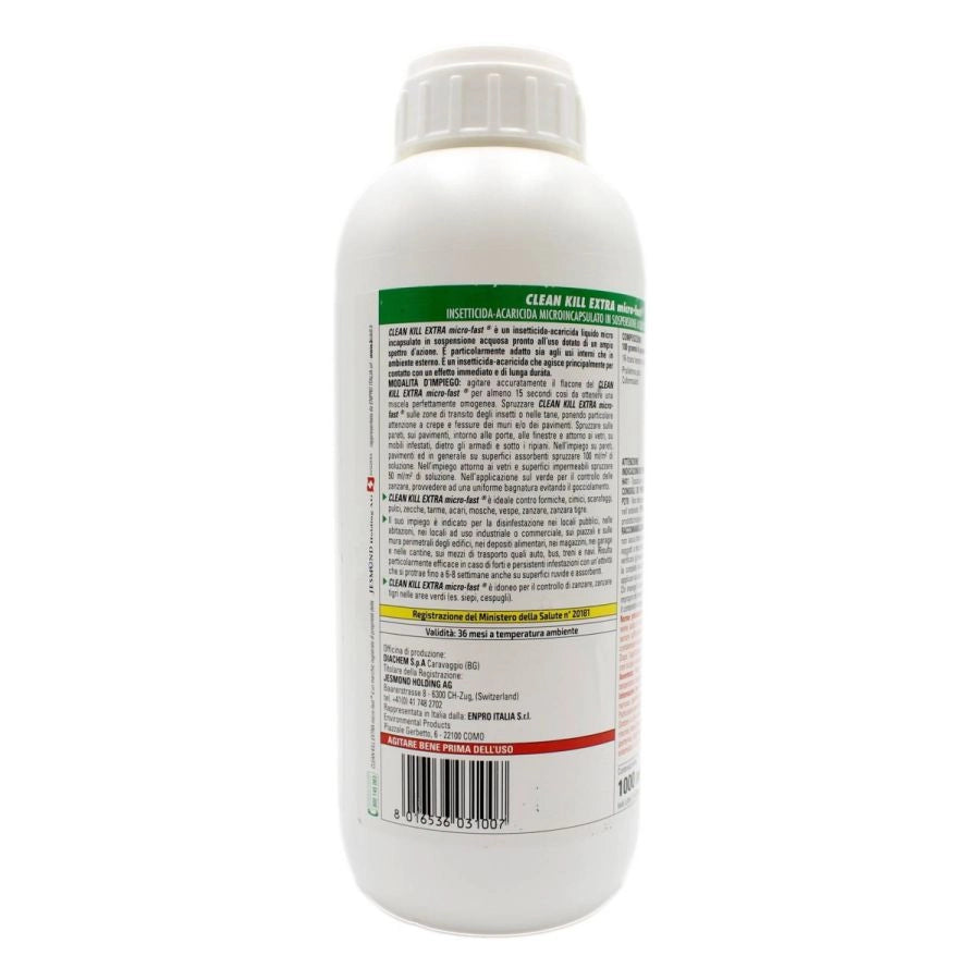 INSETTICIDA CLEAN KILL EXTRA MICRO FAST 1000 ML PRONTO ALL USO PER INTERNI ED EO