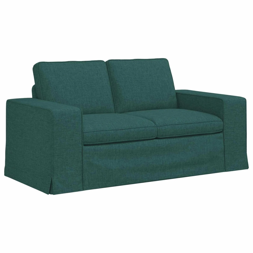 Set di divani 2 pcs Verde Scuro 162 x 80 x 82 cm Tessuto 3407503
