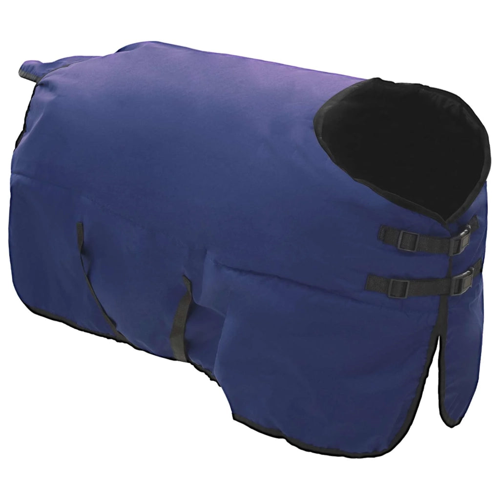 Coperta per Cavalli Verde Scuro e Nero 165 cm Poliestere 42013056
