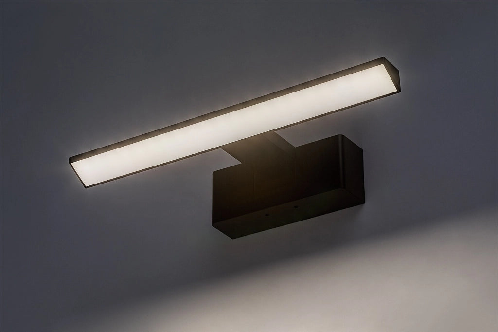 Applique bagno LED 6W Loric nera IP44 Rabalux