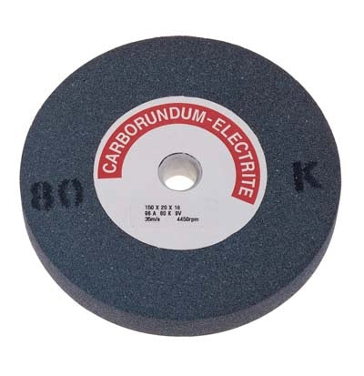 MOLA ABRASIVA X SGROSSO SINTETICA PG  GRANA 60 MM 150X20 F.MM 16 GRIGIA