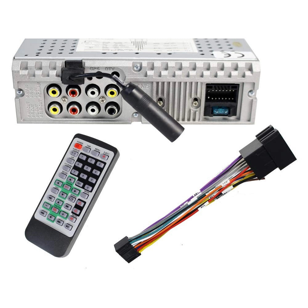 Trade Shop - Autoradio 1 Din Con Schermo A Scomparsa 7 Stereo Auto Touch Bluetooth Gps Usb Sd -