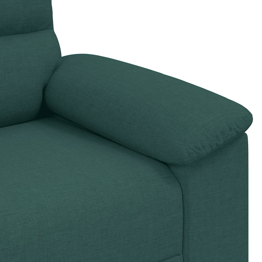 Divano a 2 Posti-Sofa 2 Posti Verde Scuro 120 cm in Tessuto 878982