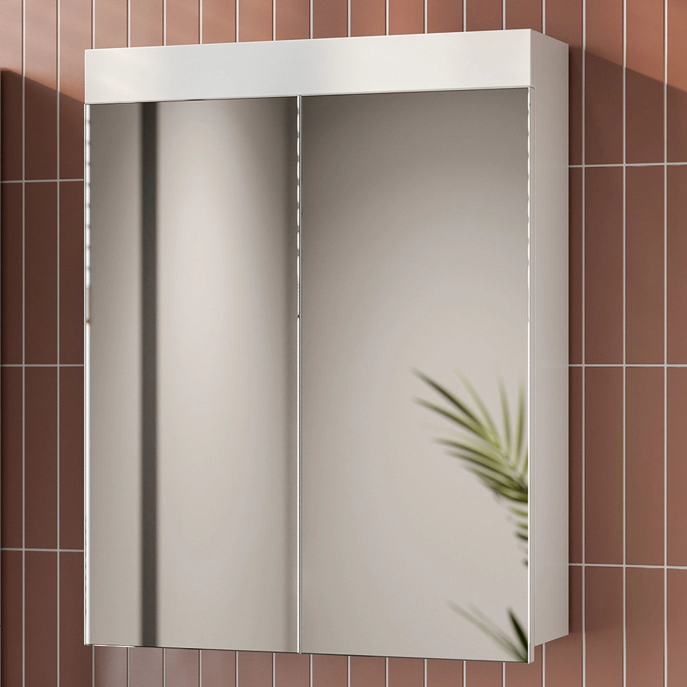 Specchio contenitore bagno Luna Bianco 60 x 77 cm Vicco