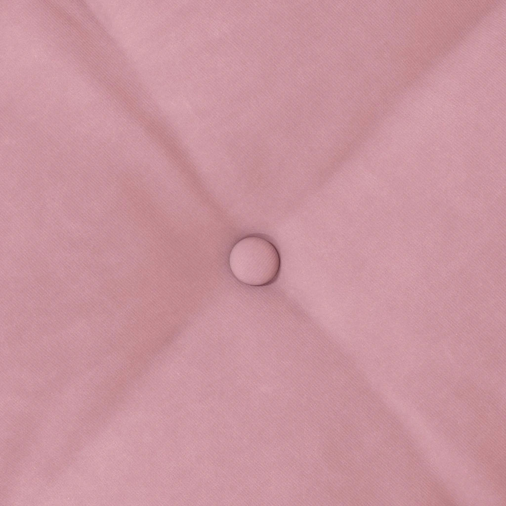Cuscino per Schiena Rosa 60 x 50 cm Tessuto in Cords 42014679