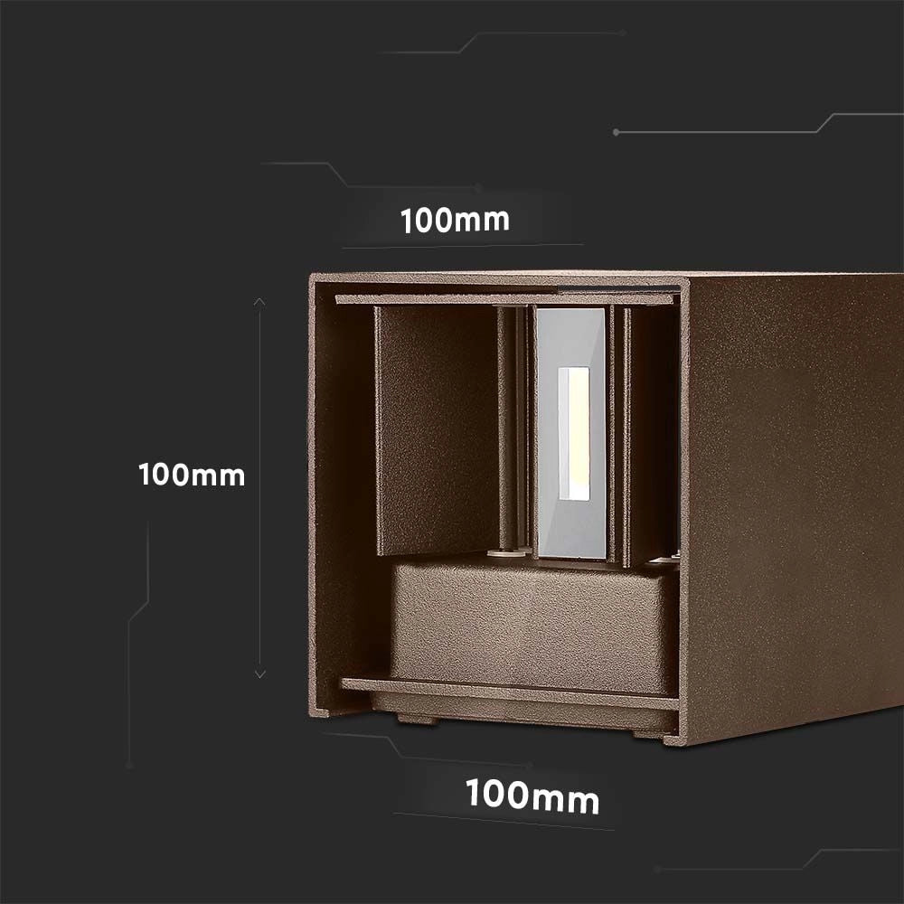 V-TAC applique esterna LED 11W su/giù regolabile IP65