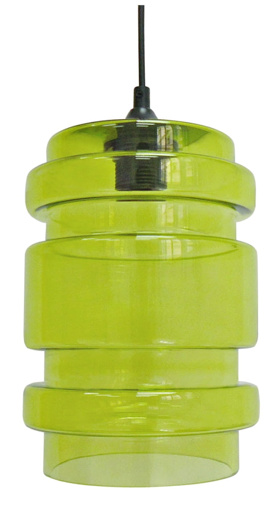 Candellux DECORADO lampada a sospensione E27 vetro verde