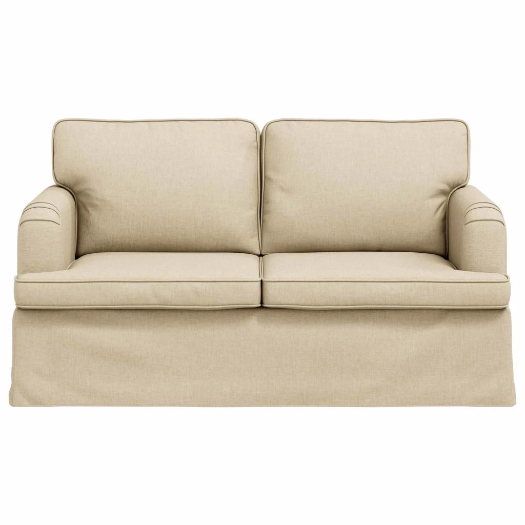 Divano Crema 144 x 80 x 85 cm Tessuto 42024488