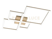 FOUR SQUARES APPLIQUE-PLAFONIERA 70 CM. GOLD 1162-70-GO