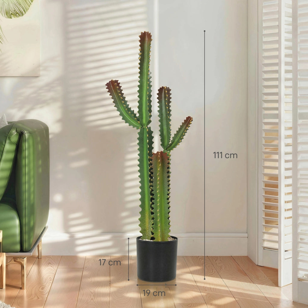 Pianta artificiale Cactus 111 cm ¨C Xylo ¨C Verde per interno casa ufficio