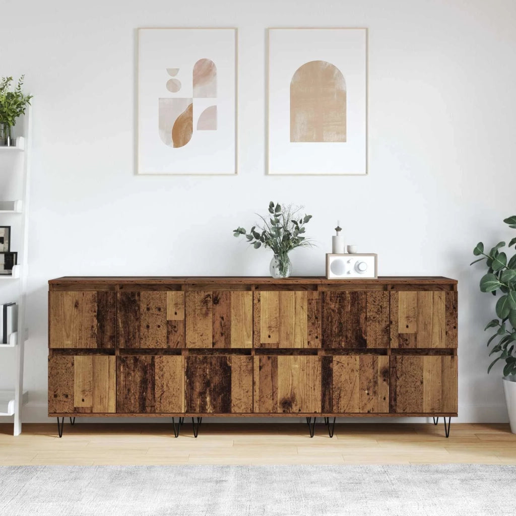 Sideboards 3 pcs Legno vecchio 3394524