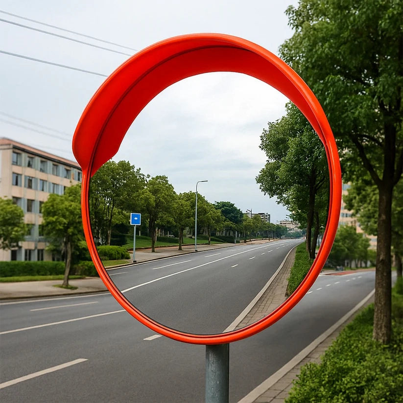 Specchio Sferico Infrangibile 45 cm in Acrilico per Viaggi, Strade e Magazzini