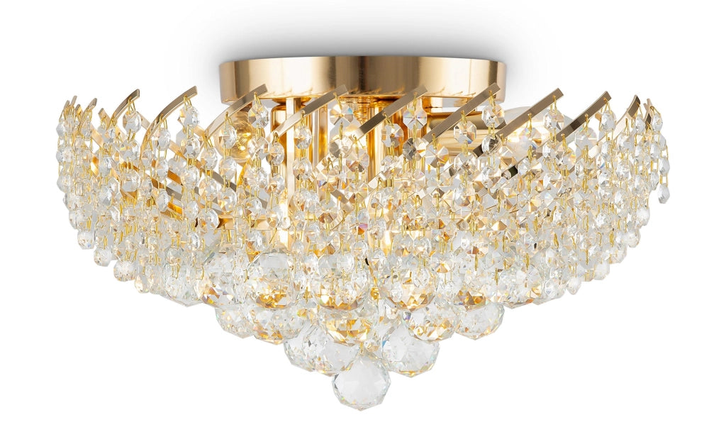 Lampadario Royal Classic in Metallo Karolina Oro