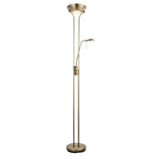 Lampada terra Rome ottone antico con lettura Endon