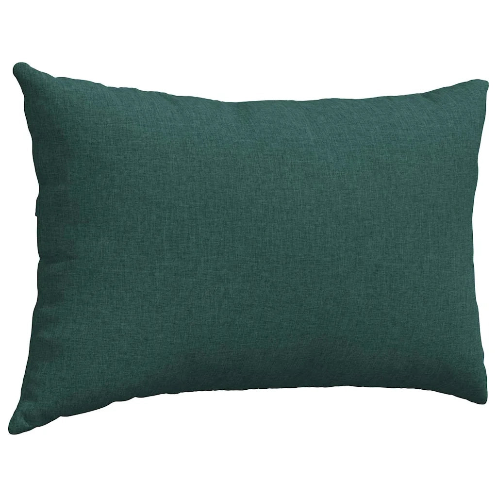 Cuscini da Divano 2 pcs Verde Scuro 60 x 40 cm Tessuto 42013658