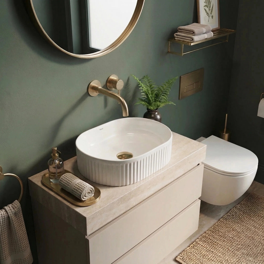 Lavabo Da Appoggio Rea Vanda 40 Mini