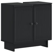 Armadio per Lavabo da Bagno EDE Nero 59,5 x 31,5 x 59 cm 895906