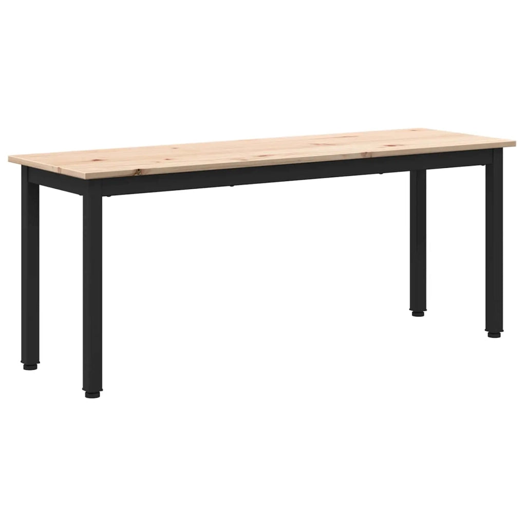 panchina Naturale 110 x 35 x 45 cm Pino massello 892773