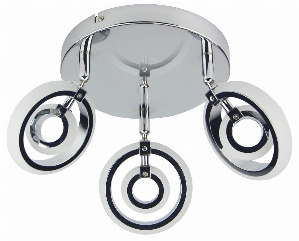 Plafoniera LED Candellux Celt 98-62024 3 luci cromo 3000K