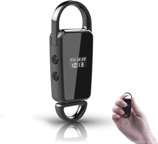 Registrazione vocale portatile - 16GB, 1200 Ore di registrazione, Alta qualità audio HD, Riproduzione MP3, Facile da usare