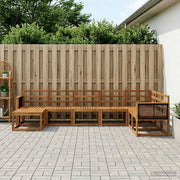 Set di divani da esterno 8 pcs Naturale