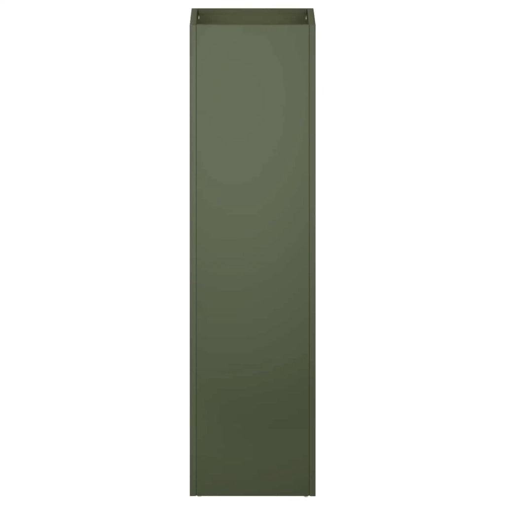 Vaso da giardino Verde Oliva 20 x 20 x 75 cm 8005322