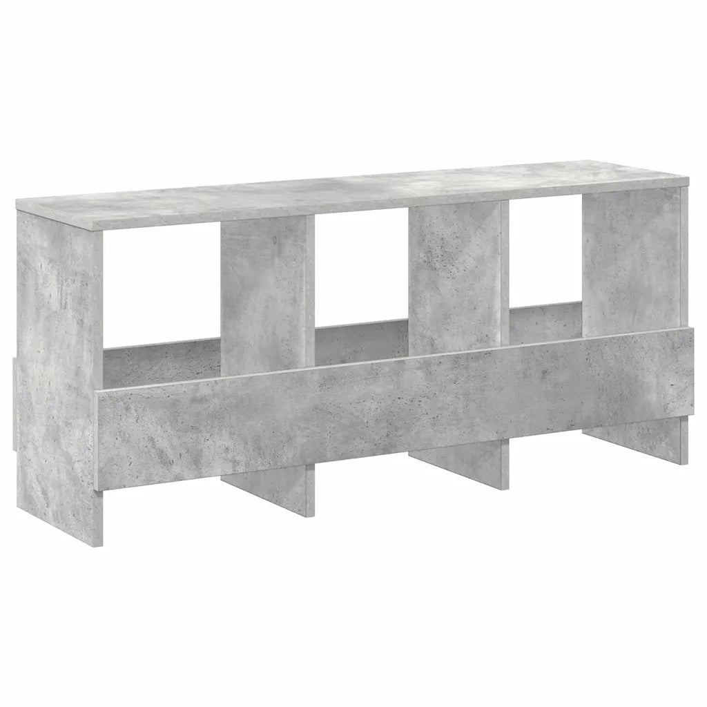 Scaffale per riviste Grigio cemento 102 x 30 x 45 cm 890963