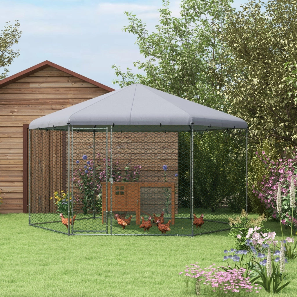 Recinto per Galline ¨C Minimal ¨C Acciaio, 4x3.5x2.6m