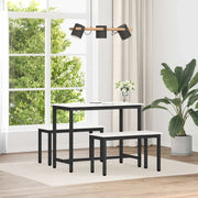 panchina Bianco 80 x 35 x 45 cm Pino massello 892772