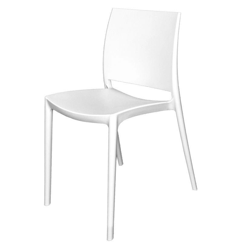 Set 4 sedie classic bianche