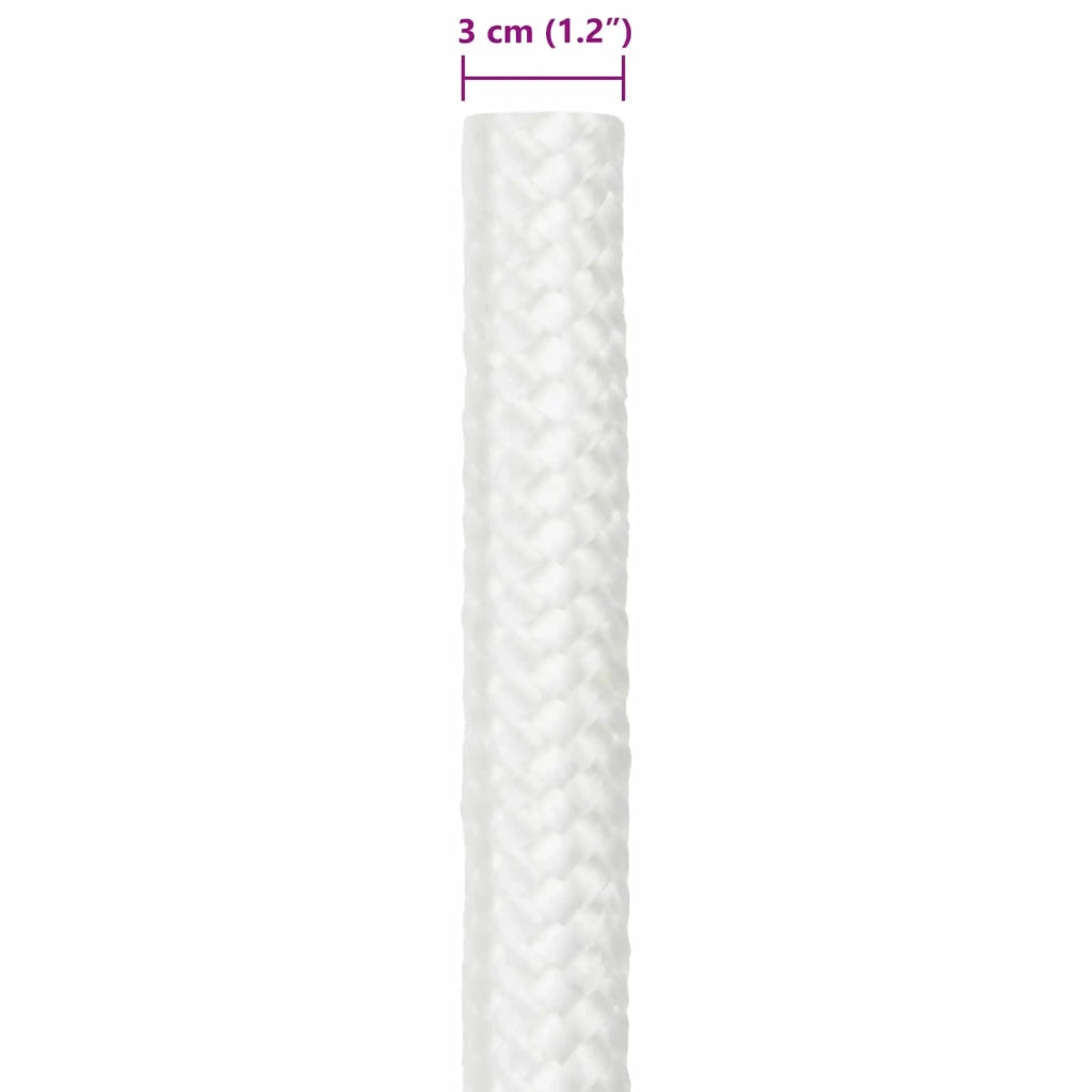 Corda | Fune da Barca 50 m 3 Bianco PP