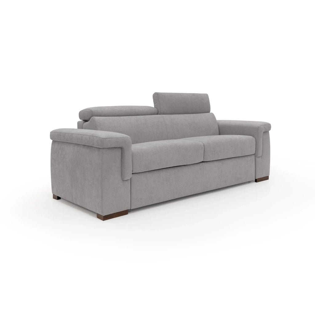 Giunone Divano letto mat. H18 240 cm (mat. 160x197 cm) grigio chiaro