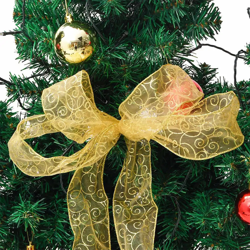 Cactus di Natale con Base e LED Verde 210 cm PVC 344657
