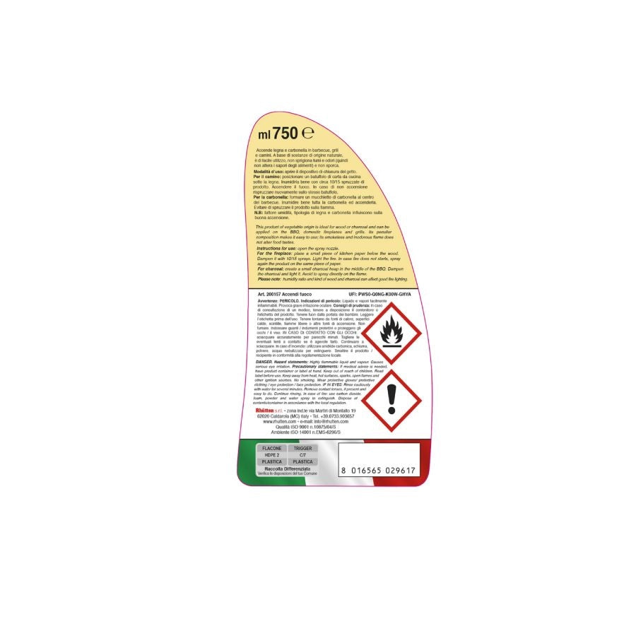 ACCENDI FUOCO SPRAY 750 CL. NEUTRON