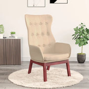 Sedia Relax Crema in Tessuto 341270