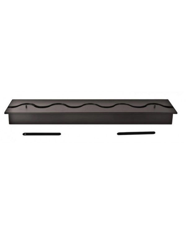 Bruciatore Wave Black da 45 cm - 200 cm - Wave 900 - 90 cm - 6 L , Versione lineare
