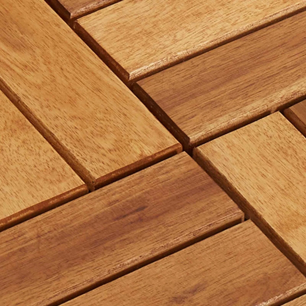 Piastrella per Decking 10 pcs Marrone 30 x 30 cm 42046708