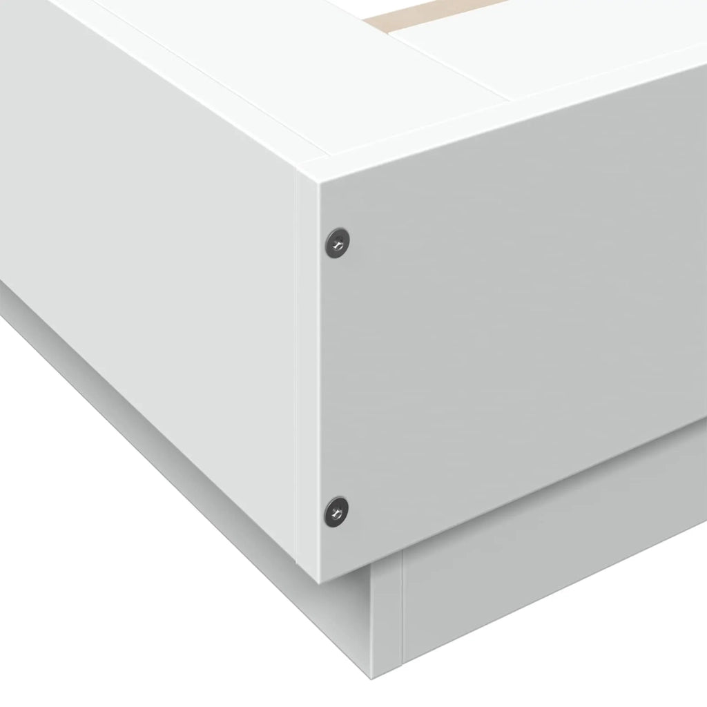 Letto con LED Bianco 80 x 200 cm Legno ingegnerizzato 3429581