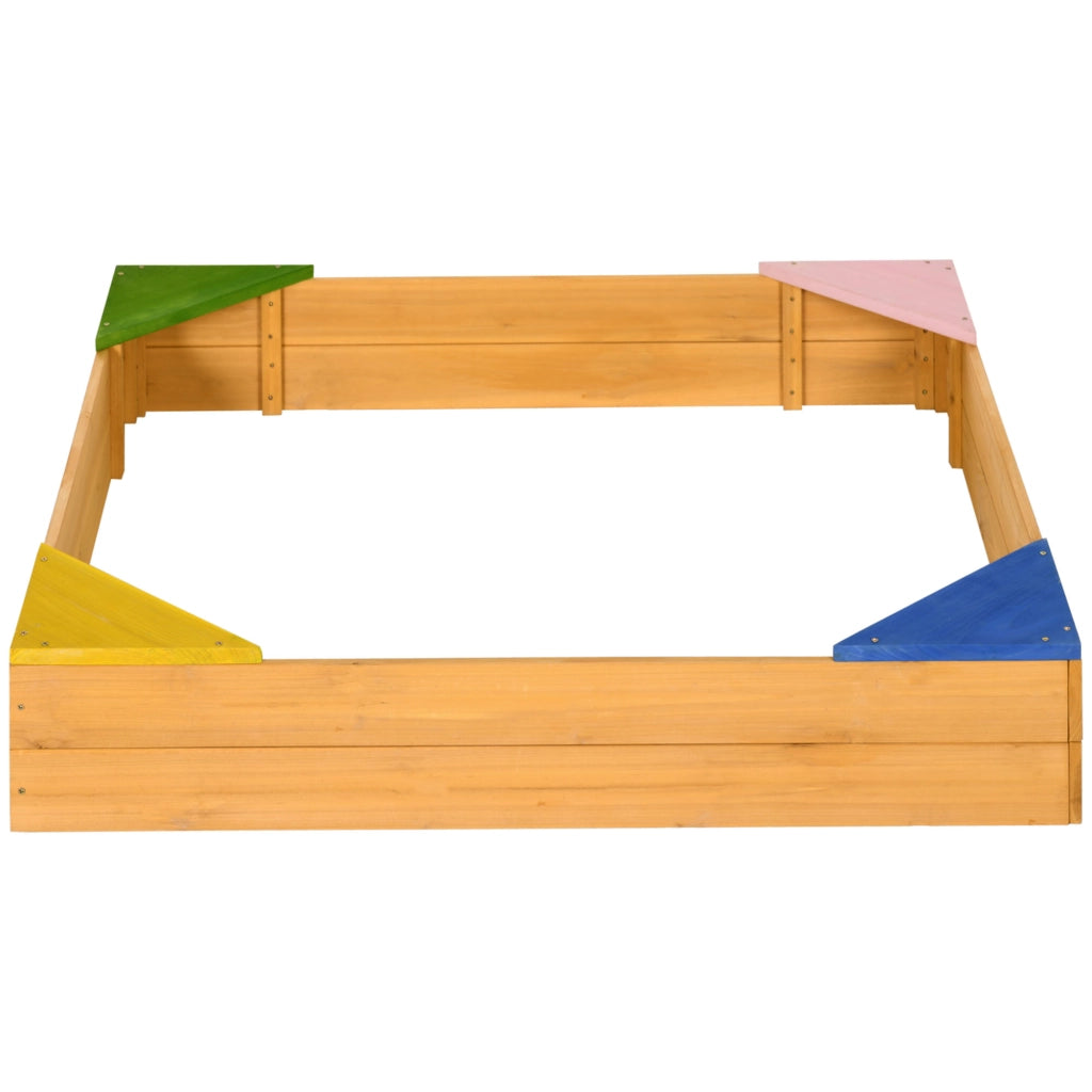 Sabbiera Legno per Bambini ¨C Minimal ¨C 109x109x20 cm