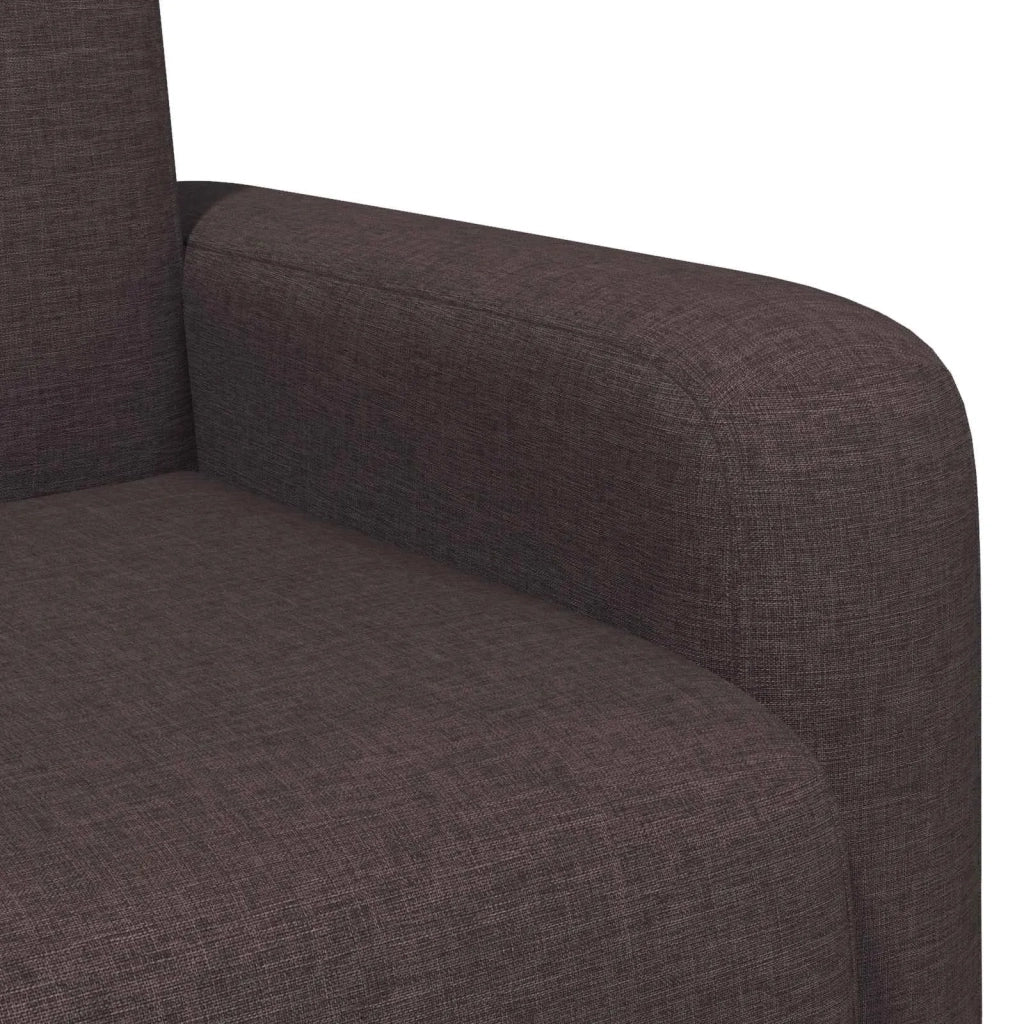 Poltrona Marrone Scuro Tessuto 42042420