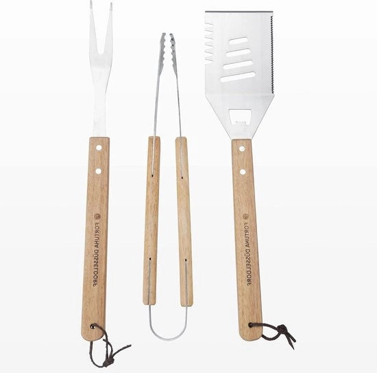 Set per grigliare - Acciaio inossidabile - per barbecue all'aperto e campeggio