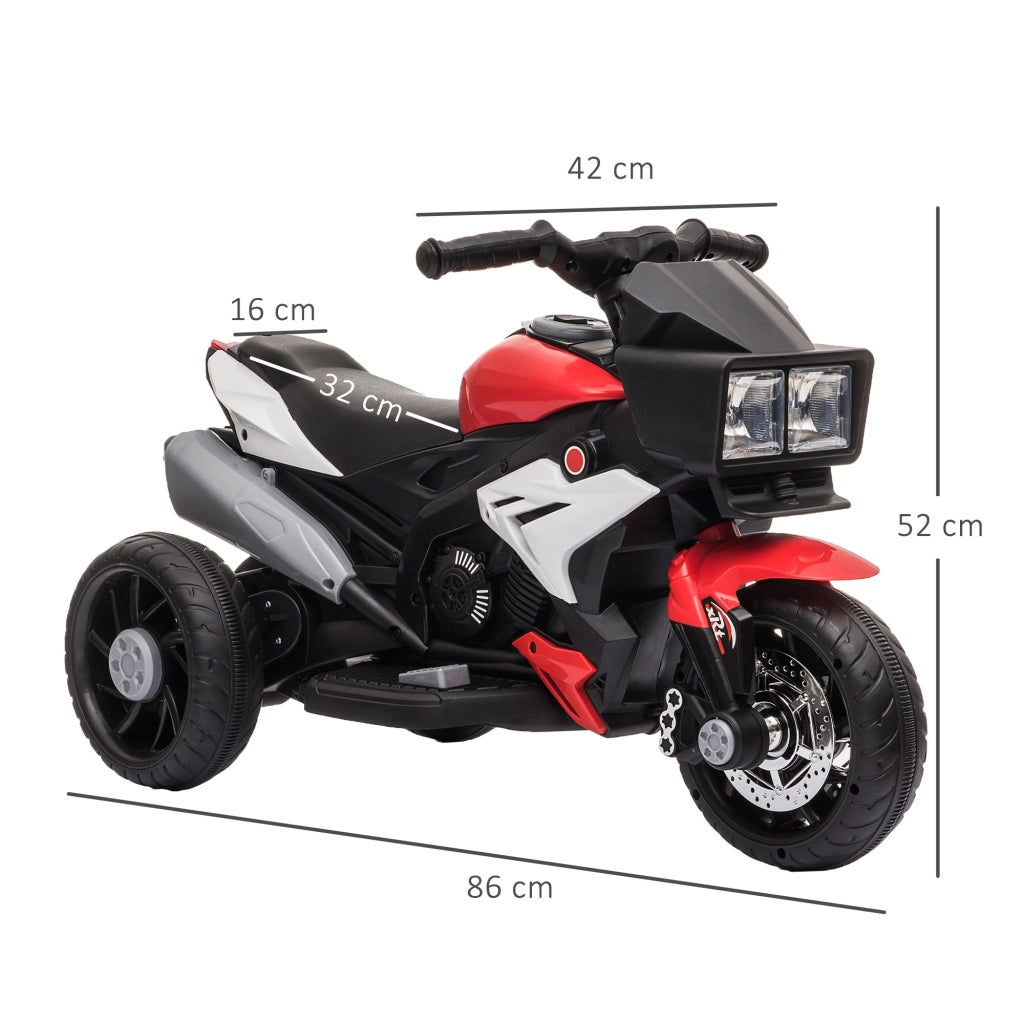 Moto Elettrica per Bambini ¨C Minimal ¨C Rosso, 86x42x52cm