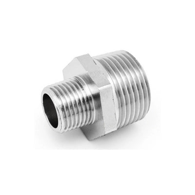 NIPPLE RIDOTTO MM IN OTTONE CROMO IBP- 1/2 x 3/8- IBP- pezzi 10